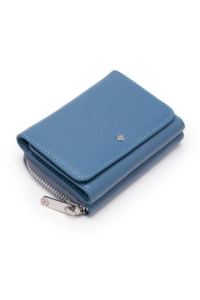 Eminsa Blue Genuine Leather Women's Wallet