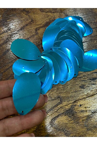 Gönülden Tasarım 50 броя тюркоазена чанта с пайети 5X3 см - лазерно изрязана