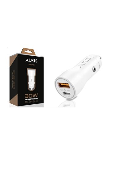Auris AURİS OTO İÇİ ŞARJ ADAPTÖRÜ USB+USB-C PD
