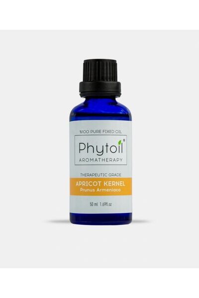 phytoil زيت نواة المشمش (زيت نواة المشمش) 100% زيت نباتي نقي وطبيعي 50 مل