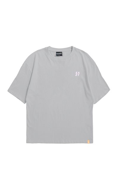 Eazy Co Eazy Gray Social Distance Unisex Oversize Printed Short Sleeve T-shirt