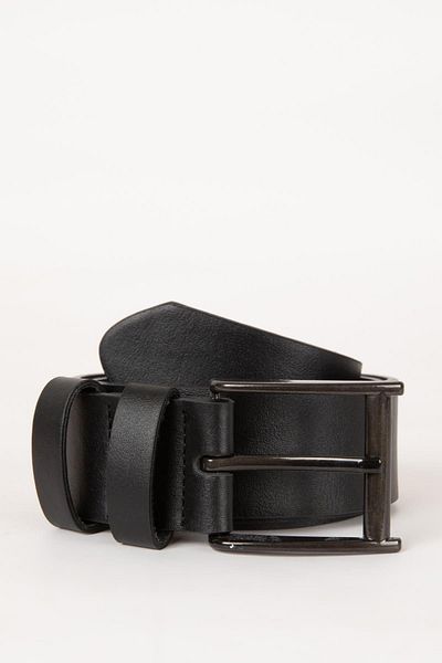 DeFacto Faux Leather Jean Belt - Men's, Rectangular Buckle, B7346axns
