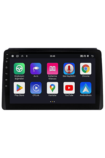 Genel Markalar Dacia Duster 2018-2024 Android 14 Multimedya Carplay 10 Inch 2gb Ram / 32 Gb Hafıza Kamera Hediye