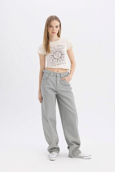 DeFacto Gabardine Trousers - Coool Carpenter Fit, C7089ax24sm