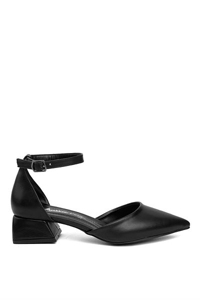 Ayakkabı Fuarı Elite Mst541C - Black Women's Classic Heeled Shoes