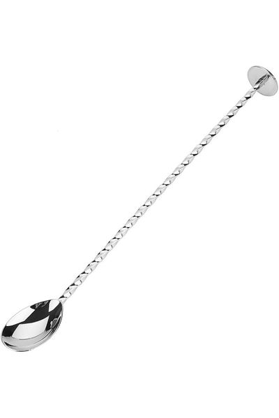 Jenisa 28 Cm Twisted Long Cocktail Mixing Spoon - Bartender