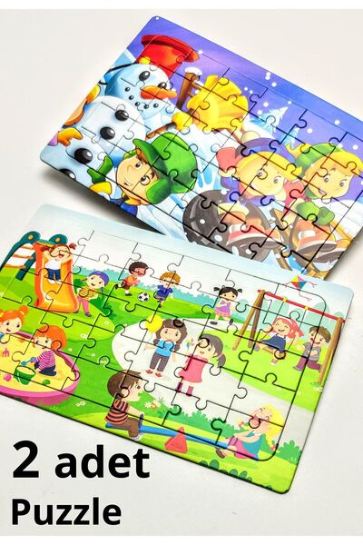 Schmülzer 2 Pieces Children's Puzzle - Children's Puzzle Adventure Time 30 Pieces