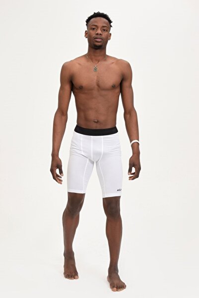 Wild Athletic Ανδρικό αθλητικό κοντό λευκό κολάν