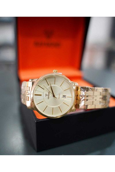 Raymond Gold Color Steel Watchband