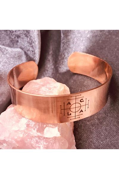 ajda's Agla Money Talisman Bracelet - Pure Copper
