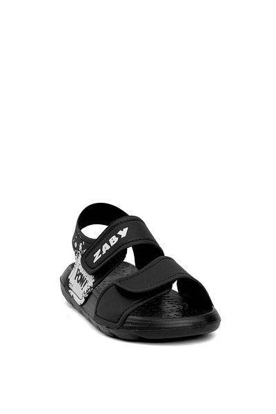 Ayakkabı Fuarı Sandale plate negre pentru băiat - Model OTT5000 Booties
