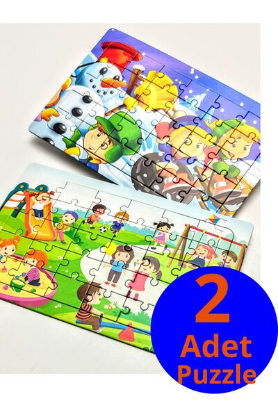 Schmülzer 2 Pieces Children's Puzzle - Children's Puzzle Adventure Time 30 Pieces
