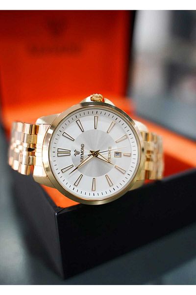 Raymond Gold Color Steel Watchband