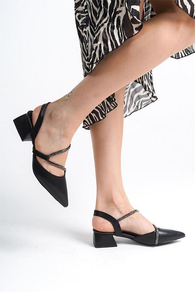 Ayakkabı Fuarı Elite Mst555C - Black Women's Heeled Shoes