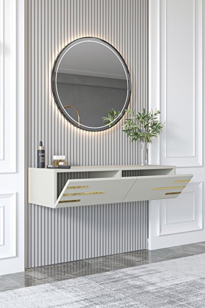 Givayo Mobilya İon Dresuar Gold 100 Cm Kumtaşı