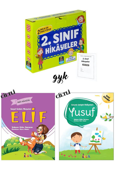 Bıcırık Yayınları 2. مجموعة قراءة قصص الفصل الدراسي - إليف - يوسف (قصص التنمي...