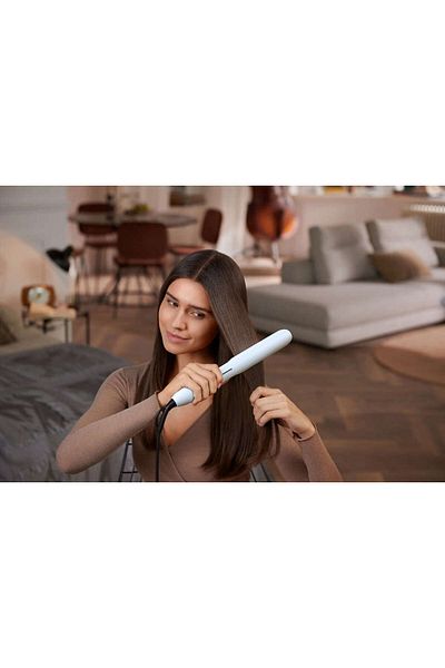 Philips مكواة فرد الشعر سلسلة 5000 BHS520/03، أزرق، مقاس واحد