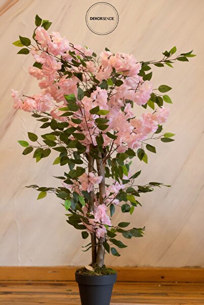 Dekorsende Yapay Pembe Bahar Dalı Ağacı 110 Cm