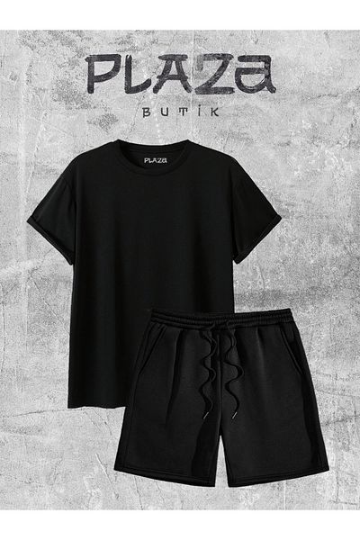 Plaza Butik One. Printed Shorts Tshirt Bottom Top Set