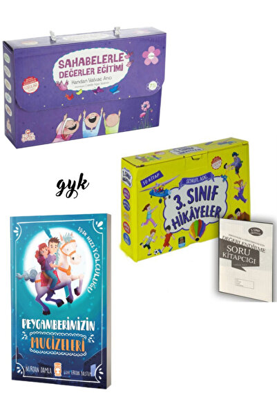 Nesil Çocuk Yayınları 2. ve 3.Sınıflar İçin Sahabelerle DeğerlerSeti-3. Sınıf Hikayeleri-Peygamberimizin Mucizeleri SET