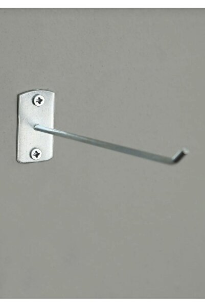 Ebruli Evim Duvara monte arkası düz tel askı kanca 10 adet 15 cm