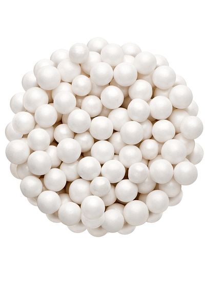 hediyehobihersey White Dragee Sugar - 8 Mm, 100 Gr, Cake Decoration