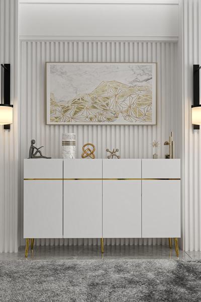 Givayo Mobilya WENDY KONSOL BEYAZ