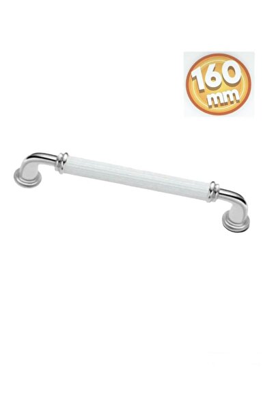 YAKUT AKSESUAR ألومينيوم - مقبض معدني، مقبض أثاث، مقبض خزانة، مقبض غطاء درج - روبي 160 مم - ELF102