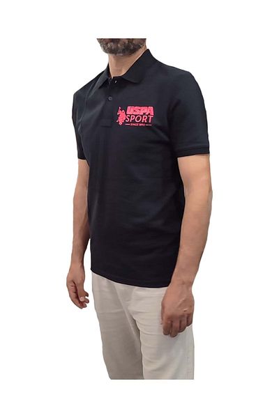 U.S. Polo Assn. U.S. Polo Neon Printed Chest and Back T-Shirt - Red - XXL - ST07533-Red-XXL