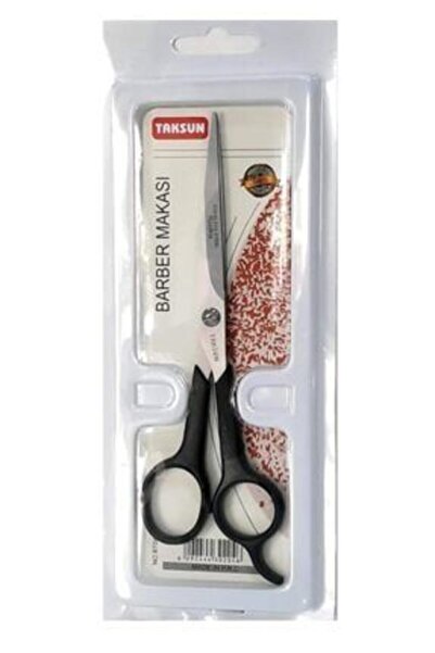 efmues Berber Makası 6.5 Plastik Saplı Saç Kesim Makası Çelik Uç