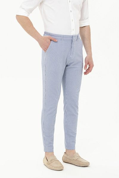 U.S. Polo Assn. U.S.Polo Ανδρικά Slimfit Sports Chinos - Kanup 015 Cameel 38, Κορδόνια στη μέση