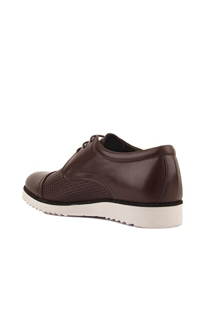 SailLakers - Brown Leather Men's Casual Shoes 101-3825-2113E