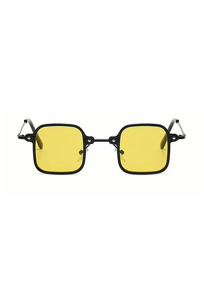Toz Vintage Yellow Vintage Misty Sunglasses - Retro Design