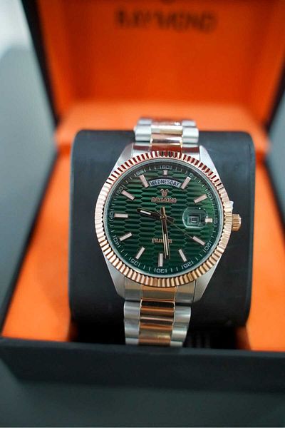 Raymond Men's Wristwatch - Steel Cord