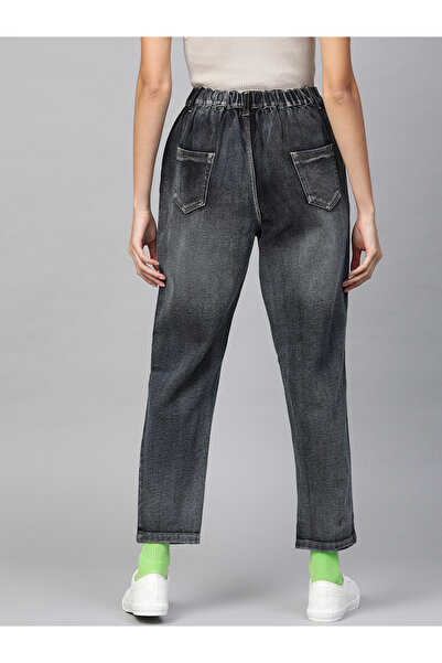 Sassafras By Styli High Rise Washed Basic Jeans