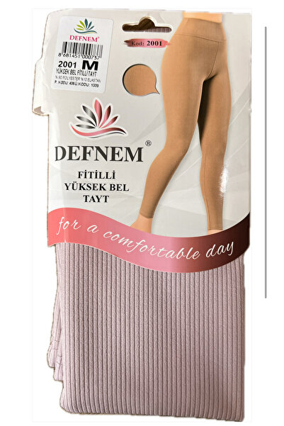 Defnem بنطلون ضيق عالي الخصر