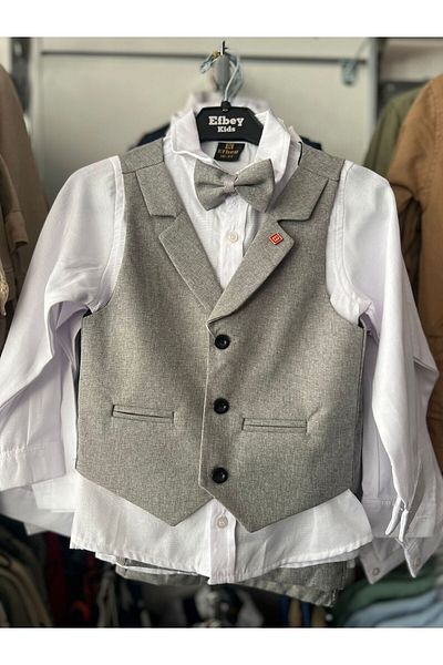 İkizler EFBEY Children's Linen Shirt Quality Suit