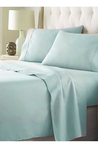 Orange Bed & Bath Sitch Cotton Sheet Set 3 Pieces 300 Stitches