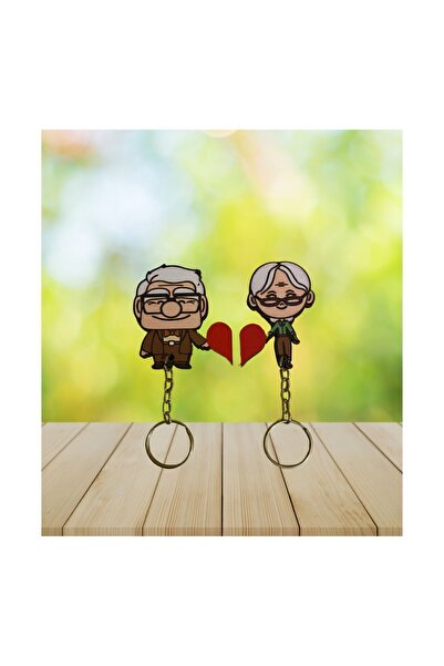 ANAHTARLIKCIM ÇİFT ANAHTARLIĞI, ÇİZGİ KARAKTER ANAHTARLIK, YUKARI BAK FİLM Çİ...