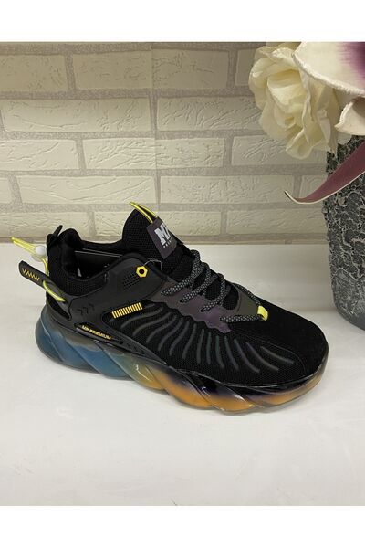 M.P. Mp 2421 erkek siyah premıum sneaker ayakkabı