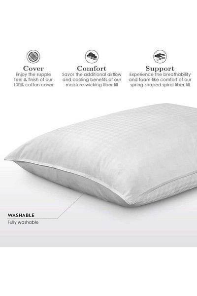 Orange Bed & Bath Cooling Memory Pillow 45.5 × 89 Cm