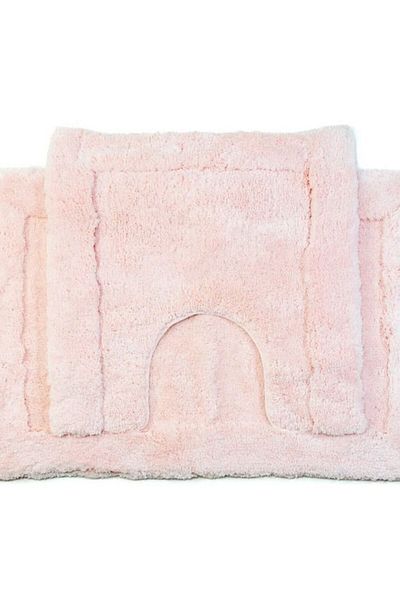 Orange Bed & Bath Bath Mat Set Bathroom - Light Pink