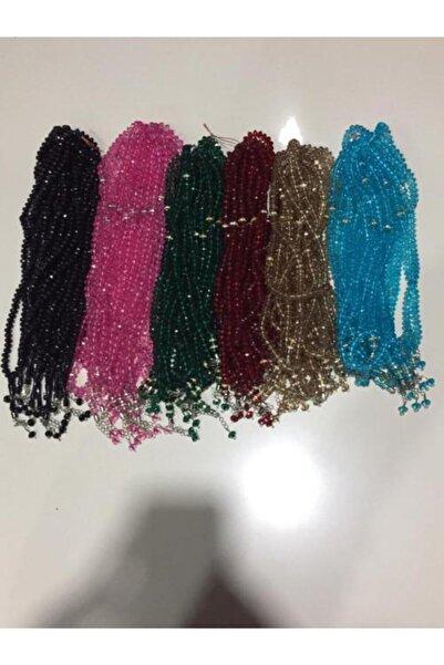 OSMANLI Hediyelik 40 Adet Karışık Renk 8mm Kristal Tesbih