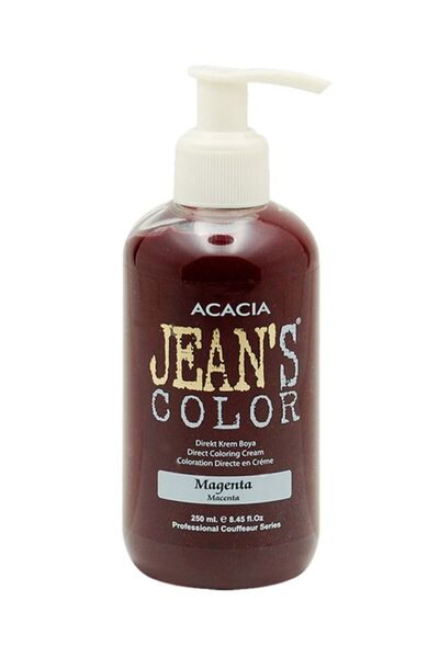 Acacia Jean's Color Magenta 250ml. Macenta Amonyaksız Balyaj Renkli Saç Boyası
