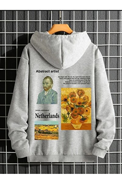 x-compass life سويت شيرت بغطاء للرأس كبير الحجم للجنسين - طباعة نيتيرلانز