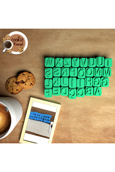 CookieKonsept Cookie, Clay, Ceramic, Soap Letter Set