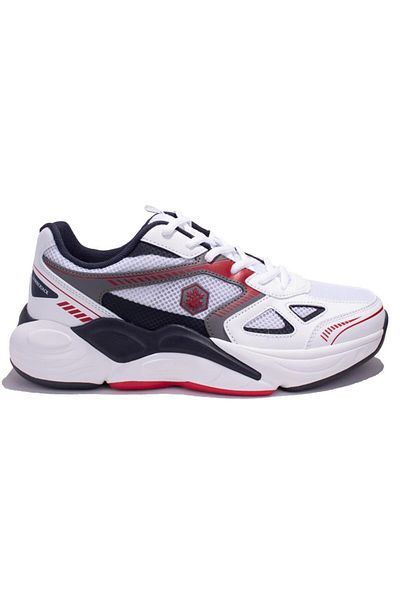 lumberjack Techcn White Red Orthopedic Casual Men's Sports Shoes