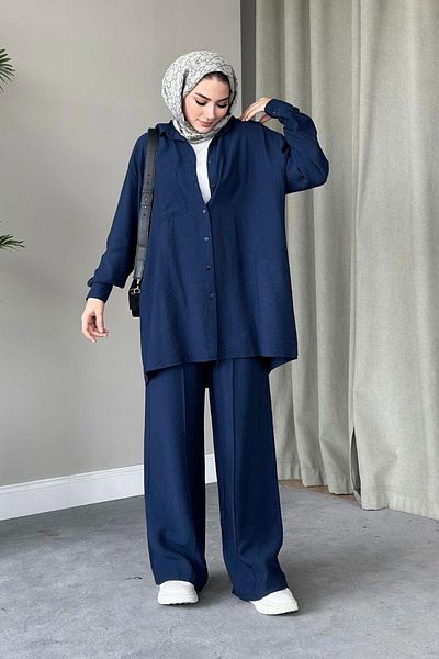 Vent Linen Suit - With Trousers