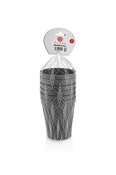 Eynel 6-Person Picnic Set - 32 Pieces Plastic Cup and Spoon Knife Dinner Breakfast Set
