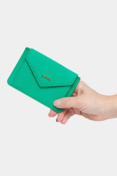 REWİNA 9098 Зелений портфель з натуральної шкіри для жінок - багатофункціонал...